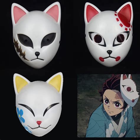 anime demon mask|demon slayer fox mask girl.